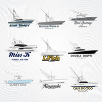 Custom Boat Drawing — $75 Design Deposit