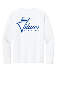 Vilano Boatworks – White Performance Long Sleeve Tee